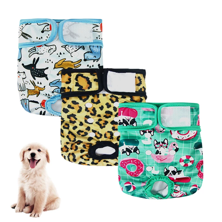 Natucare adult dog bed baby diapers reusable dog pamper diapers docked tail for small dogs