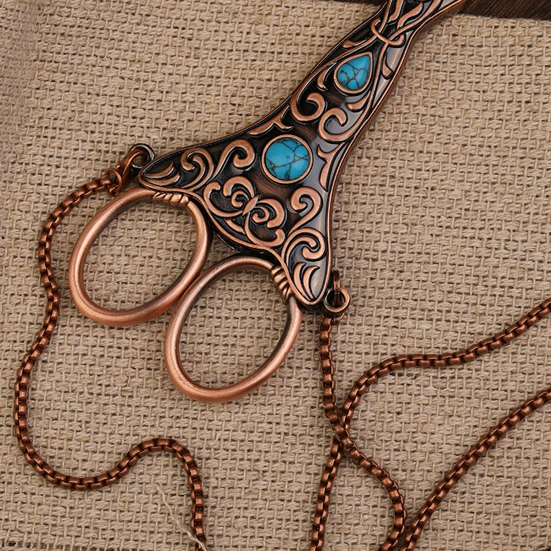 Good Quality Low Price antique sewing scissors safety scissors with cover