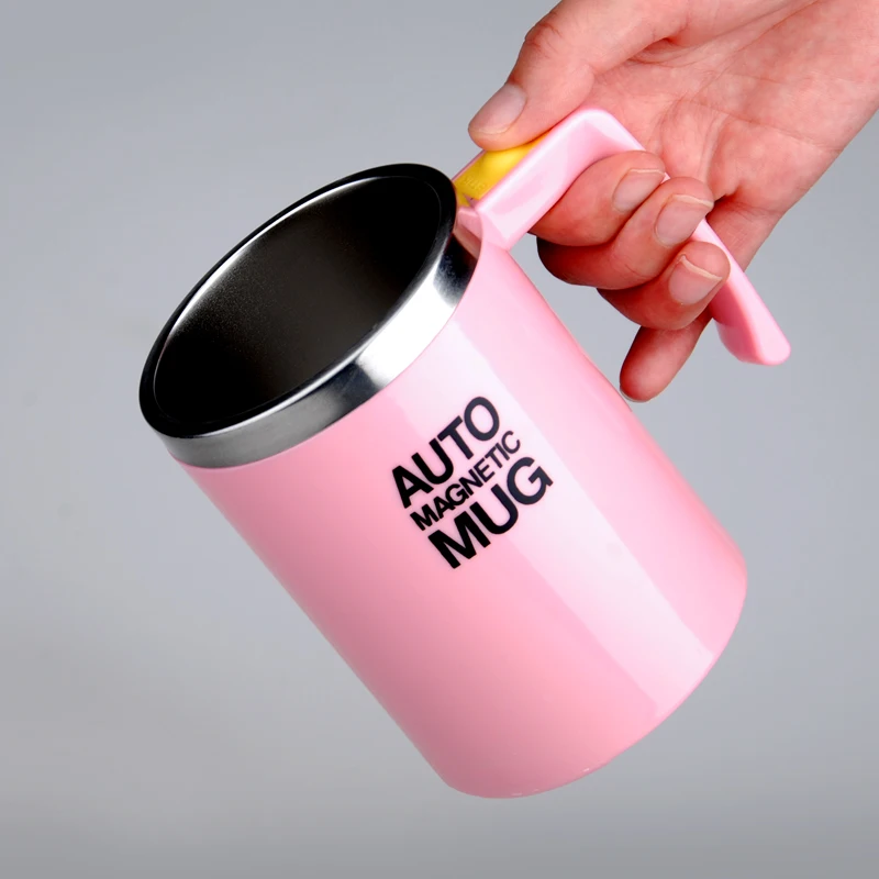 Wholesale Stainless Steel Electric Coffee Mixer Lazy Auto Magnet Self-Stirring Mug Smart Office Use Drinkware