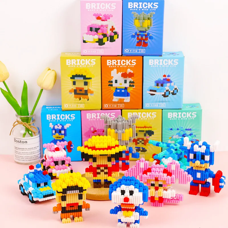 Blind Box Toys Building Blocks Cartoon Dolls Sets Nano blocks Toys Kids Toys