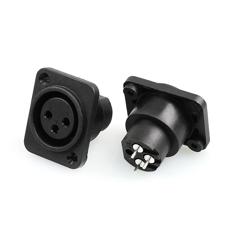 High Quality Xlr Connectors Manufacturer 3 Pin Male Female Cable Connectors Audio Plug