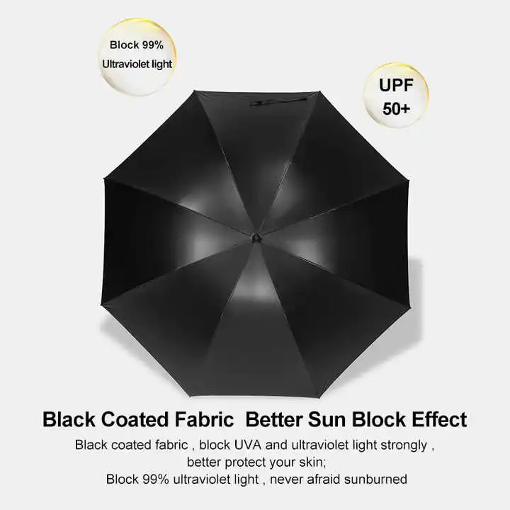 Sunday Smart portable umbrella with fan and water spray straight golf umbrella with USB charge