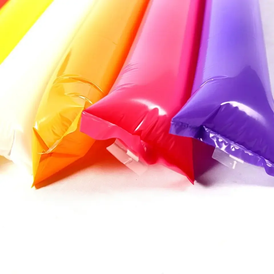 Promotional Custom PE Inflatable Bam Bam Noise Makers Stick Inflatable Cheering Thunder Stick for Celebrating