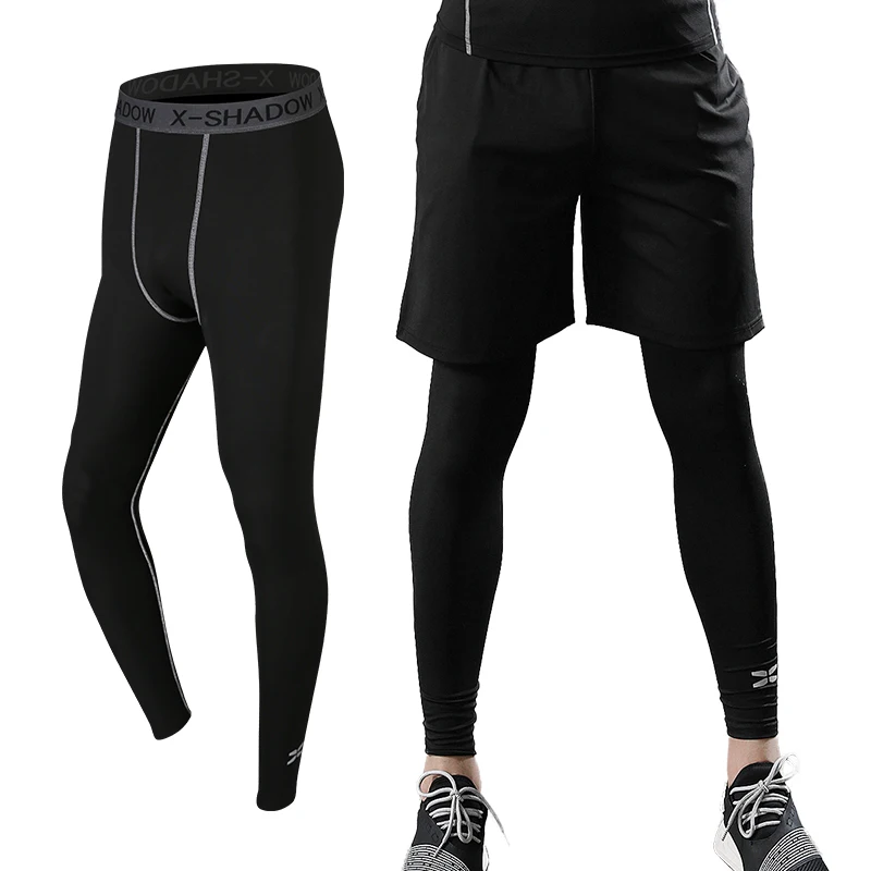 Workout Training Fitness Yoga Wear Pants Sports Tight Running Wholesale Custom Men Leggings Sportswear Gym Clothes Print Pattern