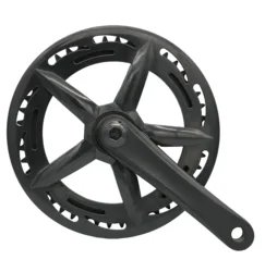 leisure time city bike chainwheel and crankset with double plastic guard of good service