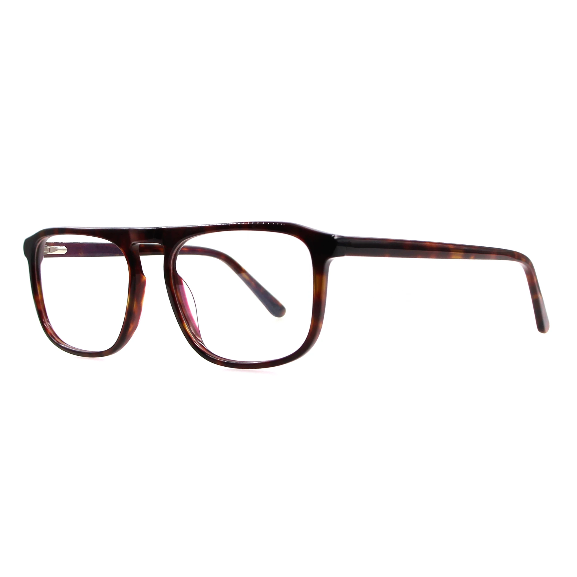 Factory Direct Vintage Square Shape Optical Acetate Frame Glasses Eyeglasses
