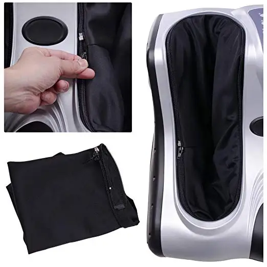 muscle relaxing air compression rolling  foot and calf kneading massager with heating  improve blood circulation