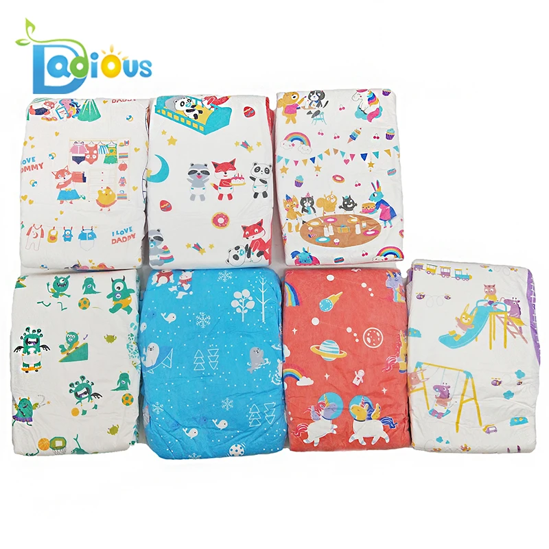 New 6000ML Abdl Week diaper 7Patterns Rainbow Week Ultra Thick Adult diaper Abdl