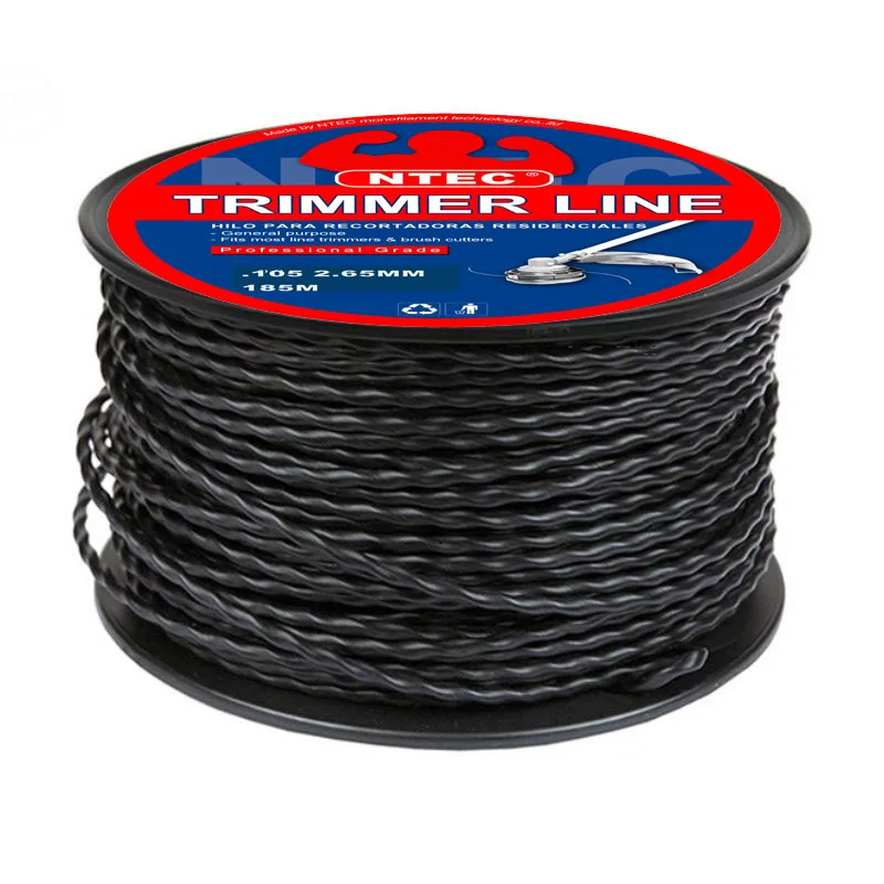 Grass Trimmer Line Nylon Weed Trimmer Line Factory Price Nylon Brush Cutter Trimmer Line 2mm 3.5mm Blister 500 KG NTEC
