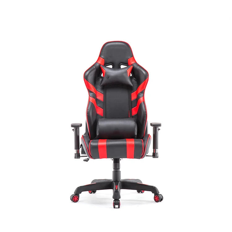 Гарантированное качество красный highback эргономичный уникальный pu кожаный игровой стул
