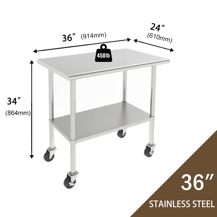 OEM Manufacture Supplier Of Garage Stainless Table Rotating Worktable
