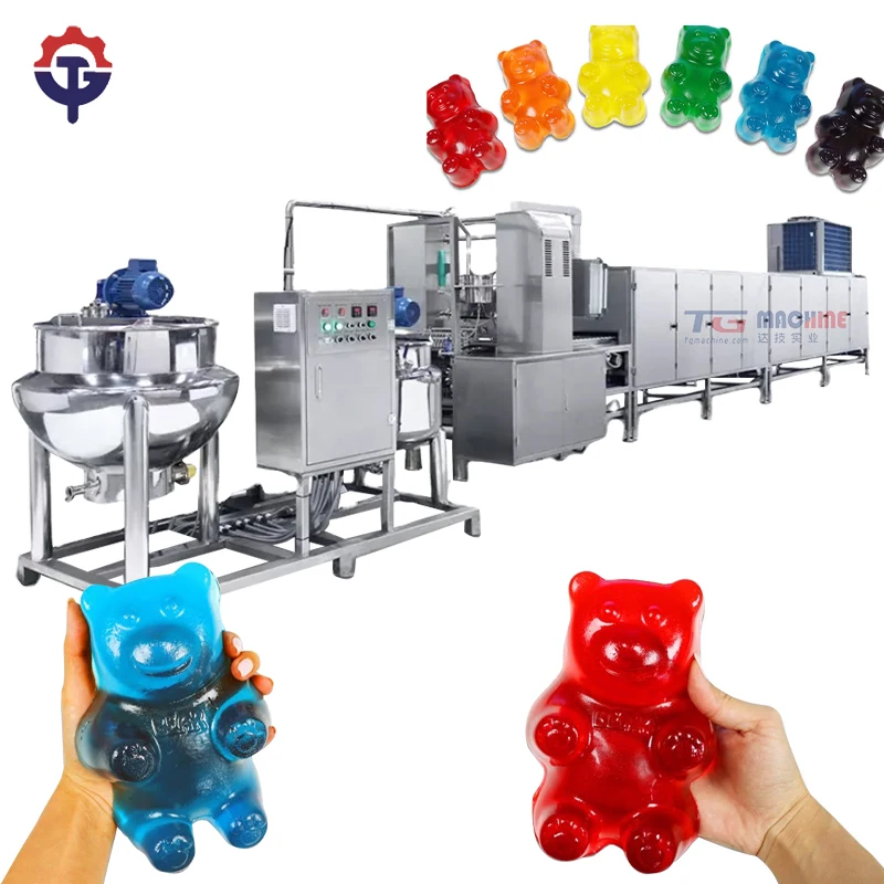 Shinwei Full Automatic hot sale jam filling Jelly Candy Making Machine Gummy Candy Production Line pectin sweet machine