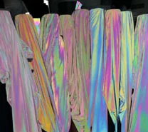 hi vis 88% polyester 12% spandex reflector clothing pongee camouflage digital printing rainbow reflective spandex print fabric