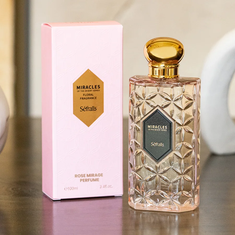 Sefralls Rose Mirage Perfume Floral Fragrance Luxury Perfumes Long-lasting Floral Rose Fragrance Delicate And Fresh Floral Scent