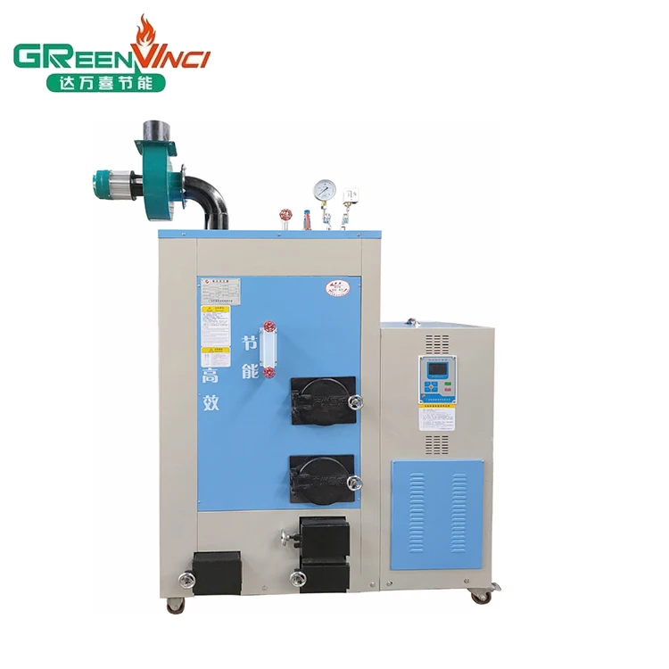Greenvinci High Efficiency energy saving 500kg-1t food cooking and drying vertical biomass wood pellet steam generator