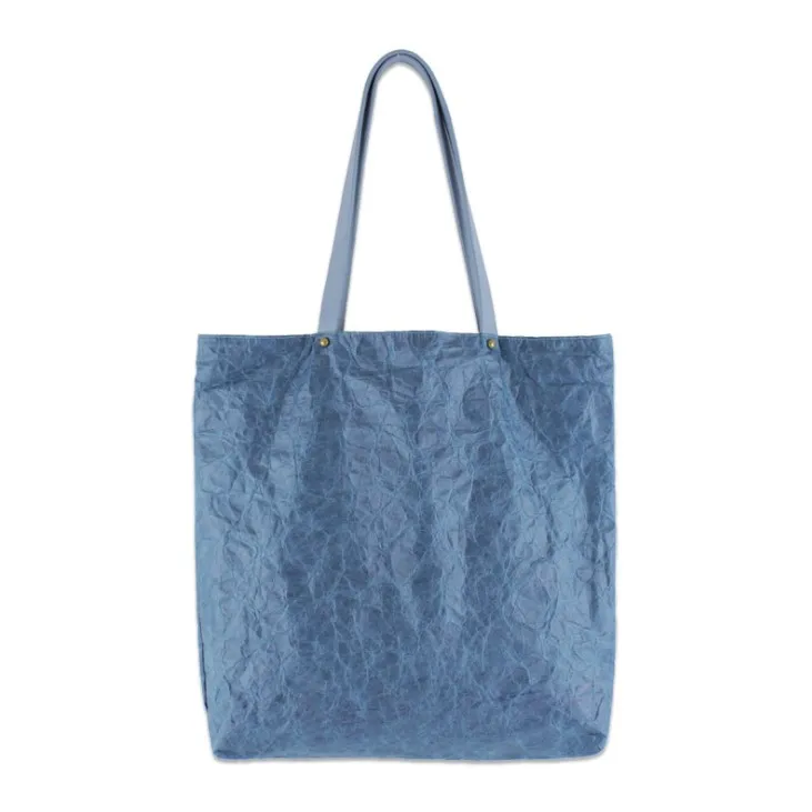 
Custom Durable Waterproof Reusable Washable Brown Tote Paper Beach Tyvek Shopping Bag 