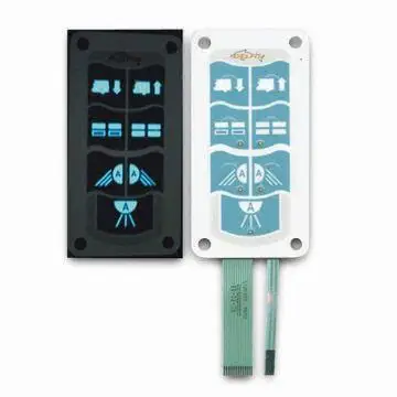 Производитель, изготовленный на заказ, водонепроницаемый сенсорный графический переключатель клавиатуры, мембранный переключатель клавиатуры