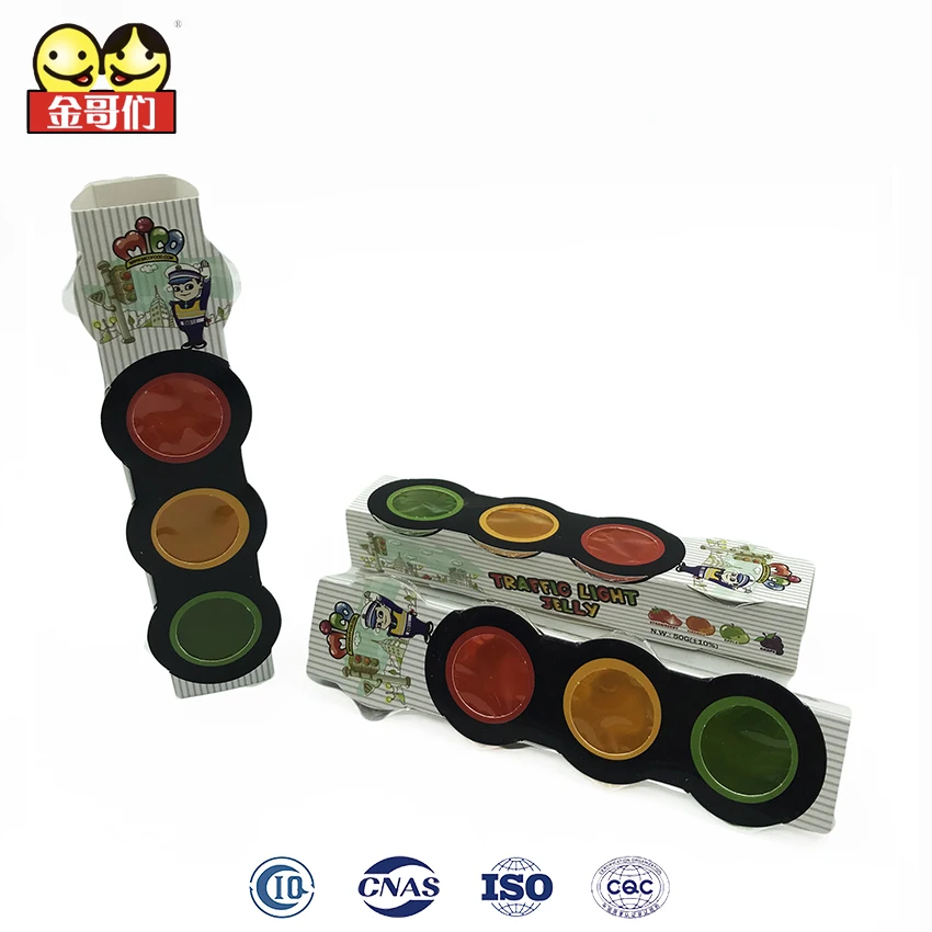 Fruity Jelly Cup Traffic Light Mini  Pudding Candy in Box
