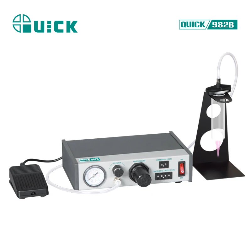 Quick dispensing controller 982B  auto solder paste dropper controller glue liquid adhesive dispenser intelligent