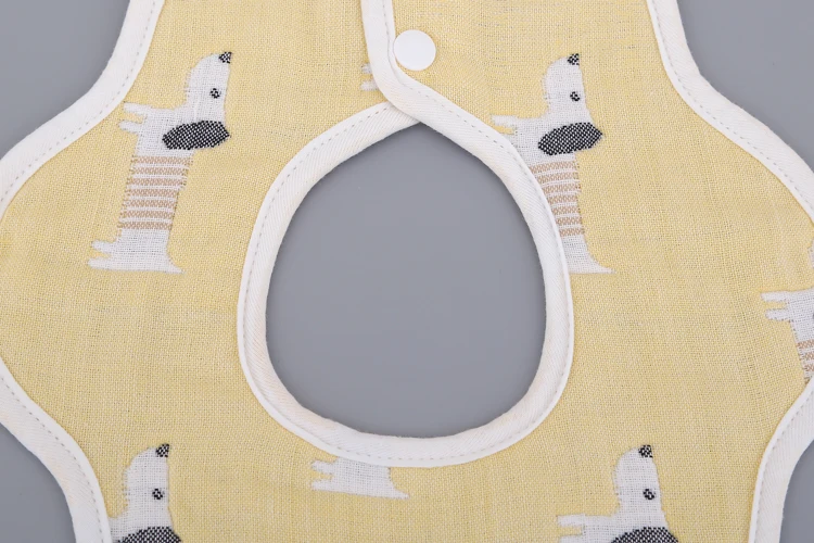 
Wholesale waterproof newborn baby cotton burpy bib droll babi girl bib customized muslin cloth plain white baby bibs 