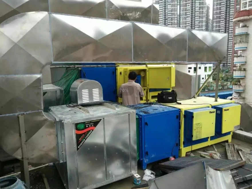 KELV ESP-M серии, 90%, пылесборник для вытяжки масляного тумана с электростатическим фильтром 25 000 м3/ч