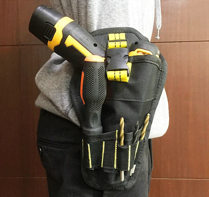 High Quality Electric Drill Tool Waist Bag Portable Electrician Screwdriver Tools Pouch Electric Toolkit Organizer Bags