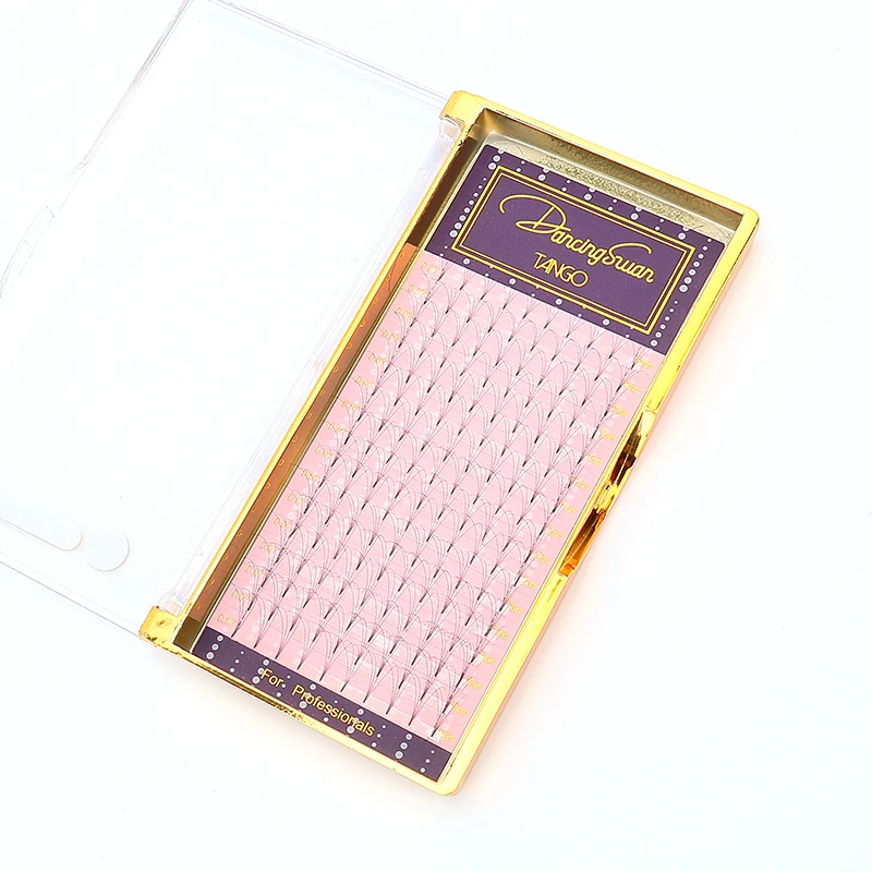 20 mm soft short premade volume eyelash extensions premade fans korean pbt lash