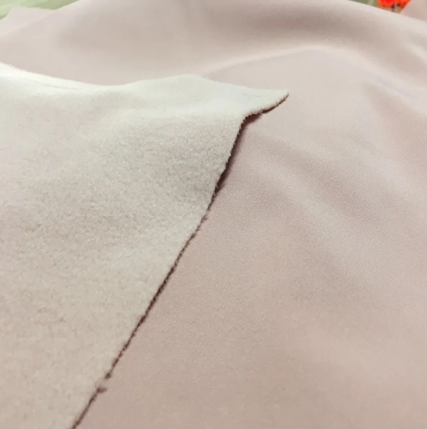 New collection waterproof softshell 3 layer breathable laminated fleece fabric