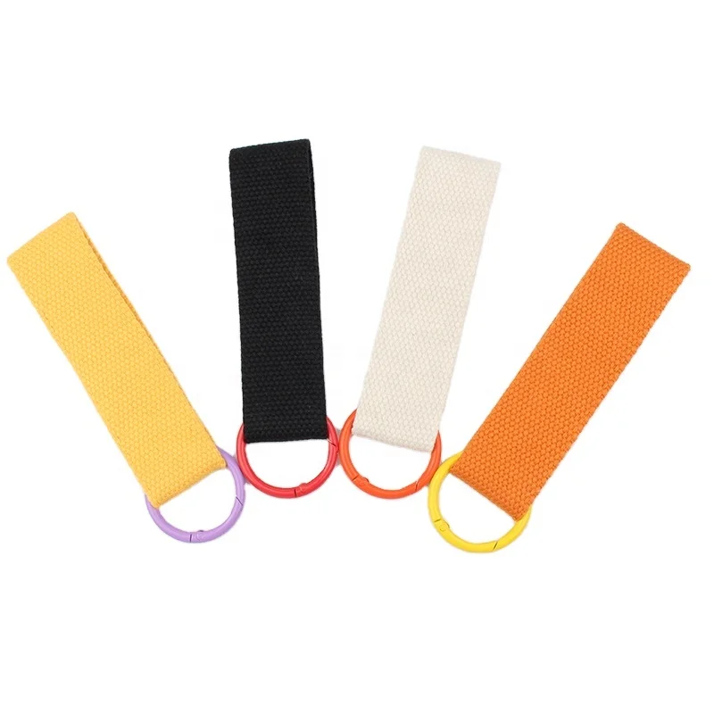 3.2cm Cute colorful children keychain wrist lanyard backpack name tag