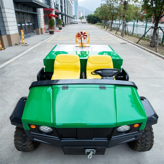 Electric grapes mist sprayer farm utv vineyard cart