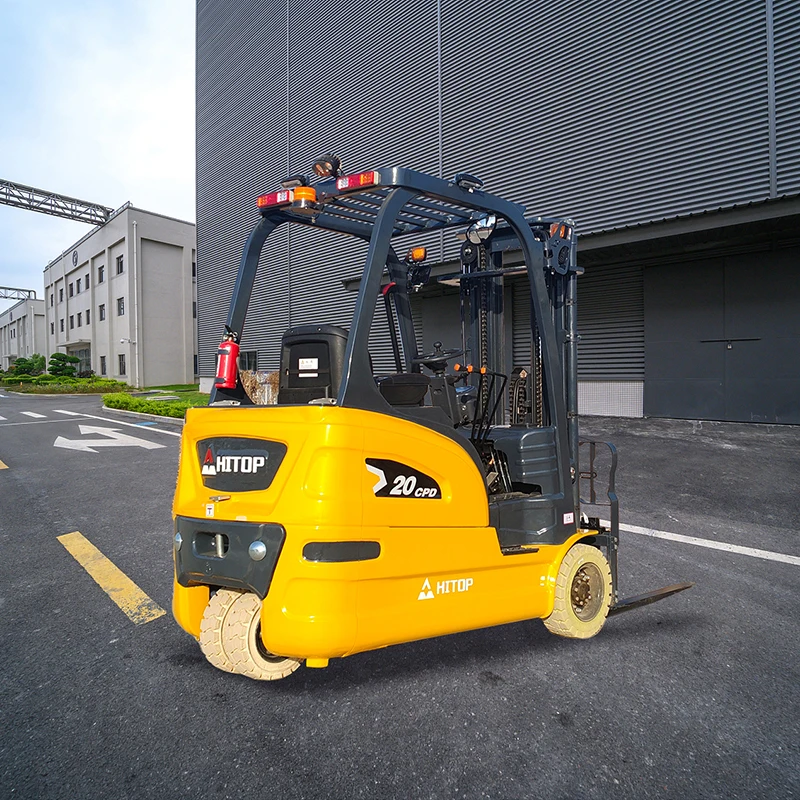 Non-marking Solid Tyres 1500kg 3 Wheel Electric Battery Forklift 1.5 Ton 1.8 Ton 2 Ton Fork Lifter