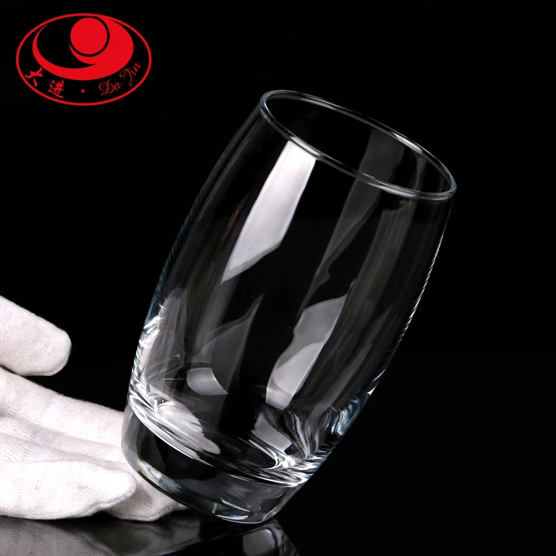 Wholesale High Quality Thin Glass  Water Tumbler Drinking Glass Tumbler Salto Ice Blue Wine Glass Tumbler