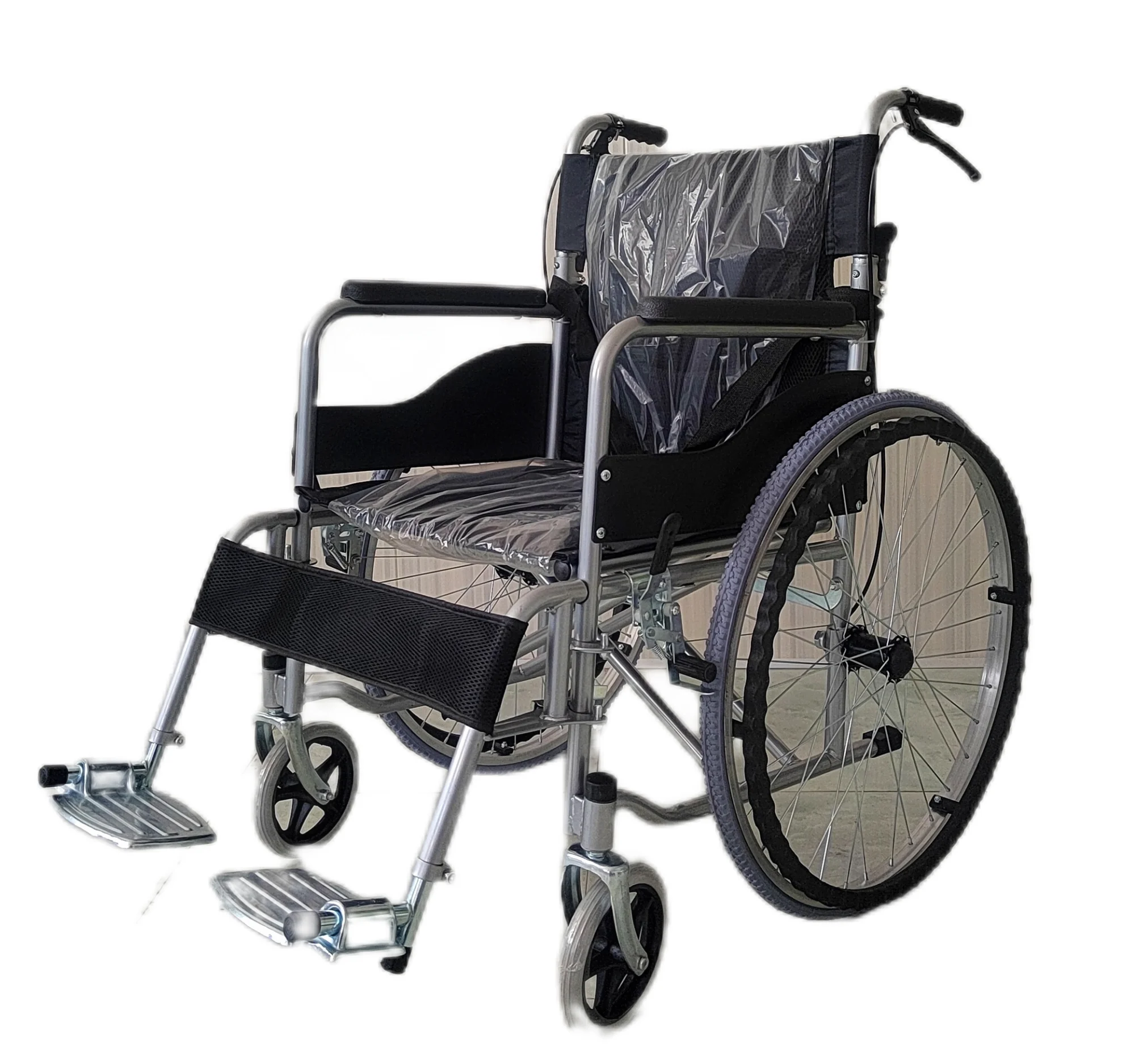 Folding Wheelchair  Detachable leg Light Weight and Economical Manual Wheelchair