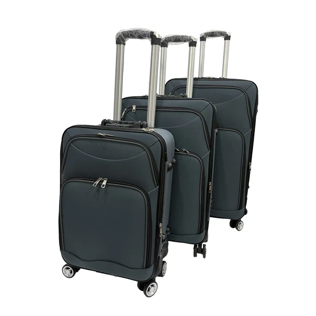 Ultralight light NYLON luggage travel suitcase luggage bag 360 steering wheel trolley luggage sets nylon suitcase