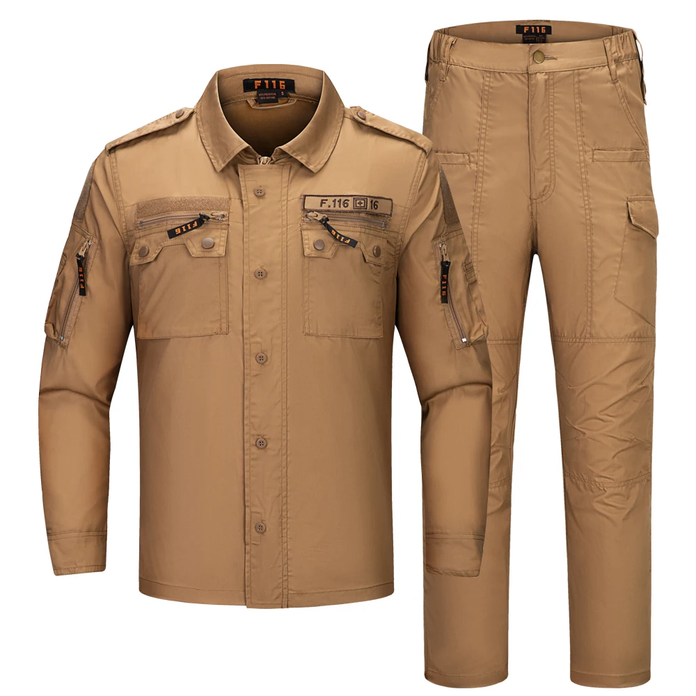 HYD F116 Rip-Stop Combat Suit OEM Service Camouflage Uniform Outdoor Tactical Training Suits