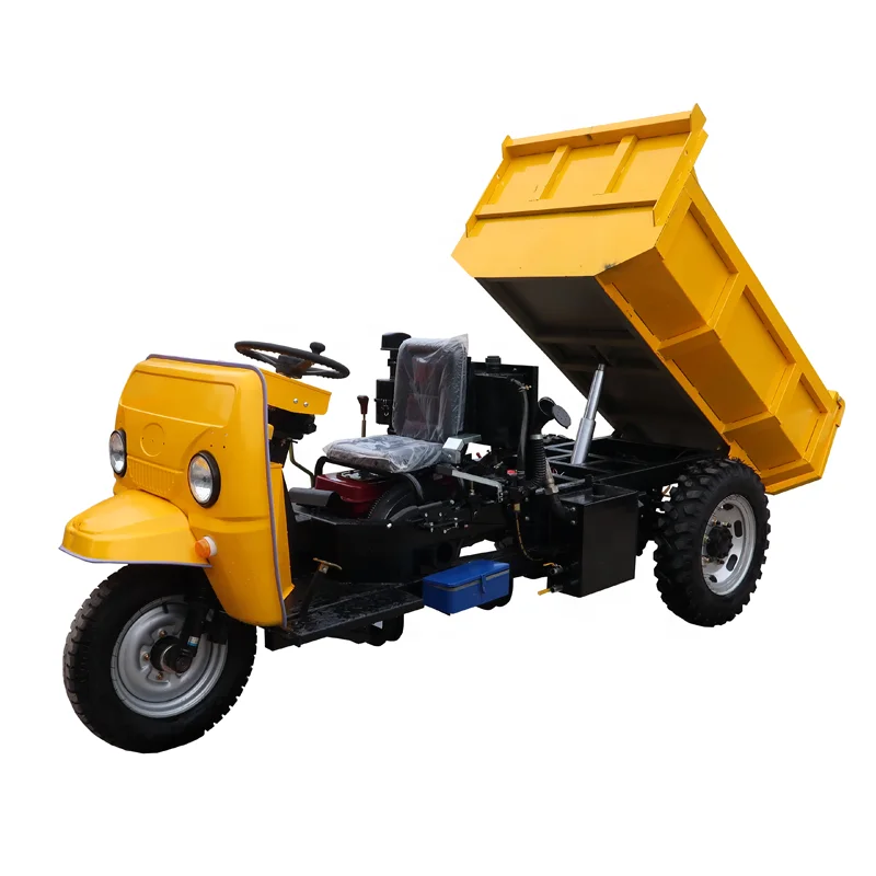 Mini 3 Wheel Dumper Cargo Tricycle 3 Wheel Motorcycle Dump Truck For Sale