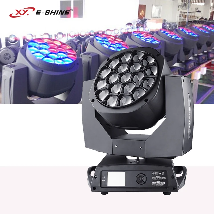  Оборудование для освещения диджея светодиодный прожектор B eye 19*15 Вт K10 RGBW подвижный сценический
