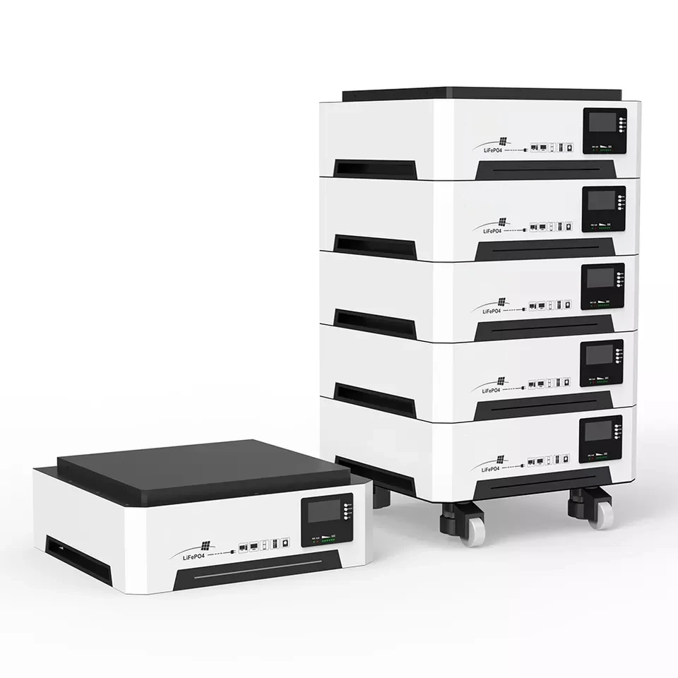 BULLCUBE household energy storage system 48v lithium solar battery 100ah stackable LiFePo4