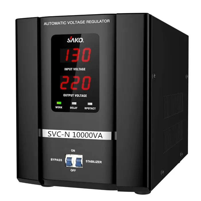  SVC-N-5000W автоматический стабилизатор напряжения однофазный 220 В переменного тока серводвигатель AVR для