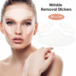 Reusable Silicone Wrinkle Removal Sticker Forehead Neck Eye Sticker Pads Anti Wrinkle Patches Anti Aging Face Lift Tape