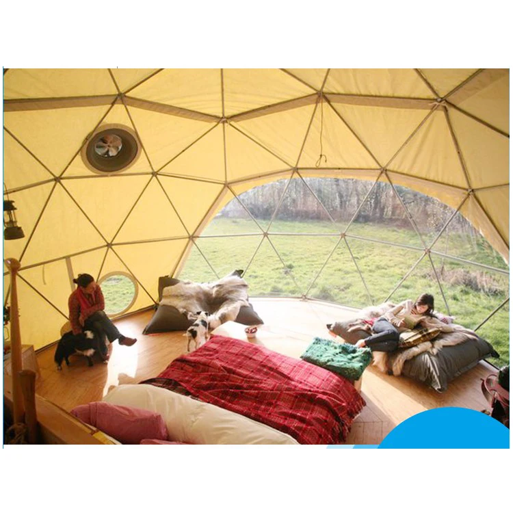 Красивая форма, металлическая рама, геодезический купол, лучший семейный купол, полусферический тент