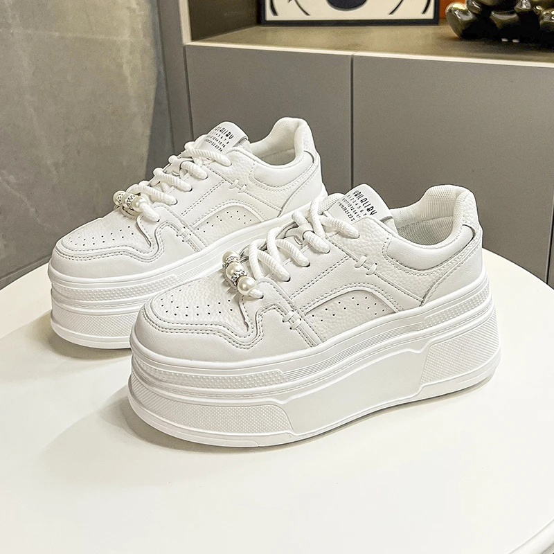 Женские повседневные спортивные кроссовки на заказ Zapatillas mujer модные женские платформе белые дышащие