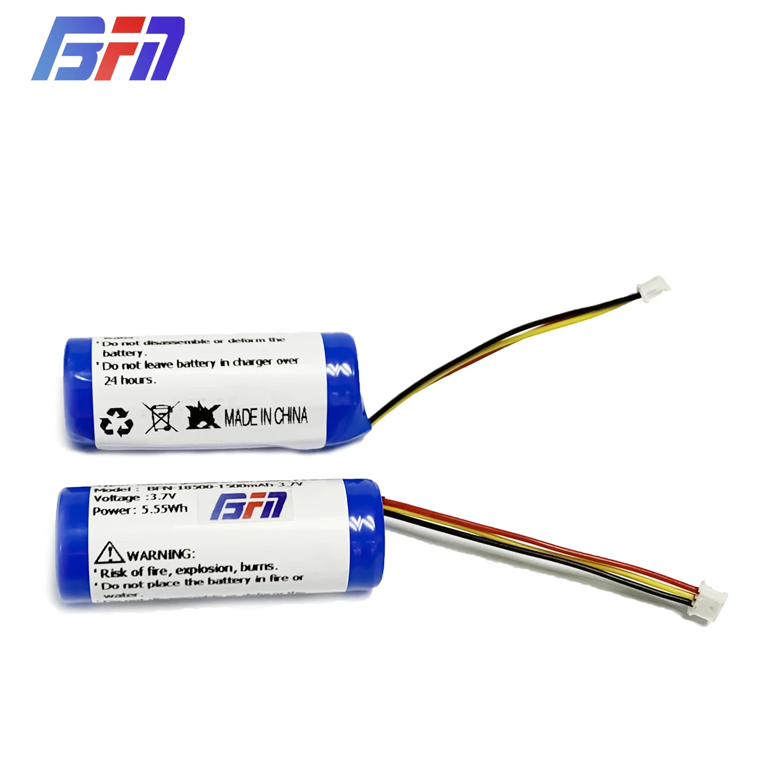 Custom 18500 1500mAh 3.7V 1S1P wireless battery wifi router batteries with NTC