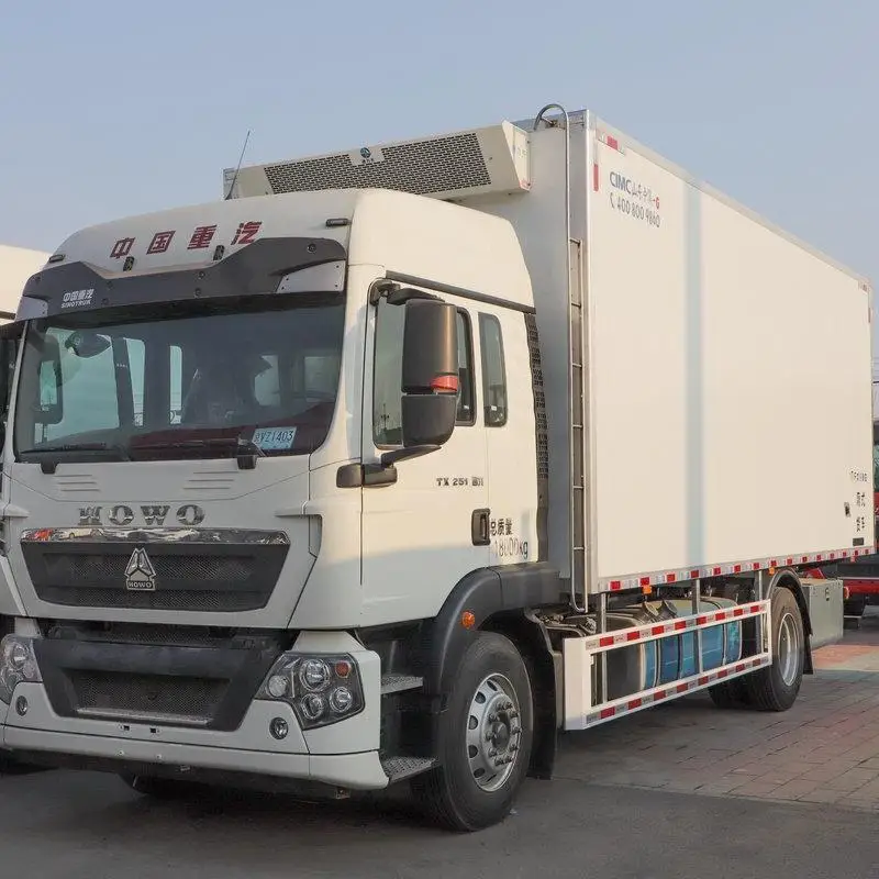 new sitrak howo 10ton 15ton 20ton diesel refrigerated box trucks for sale