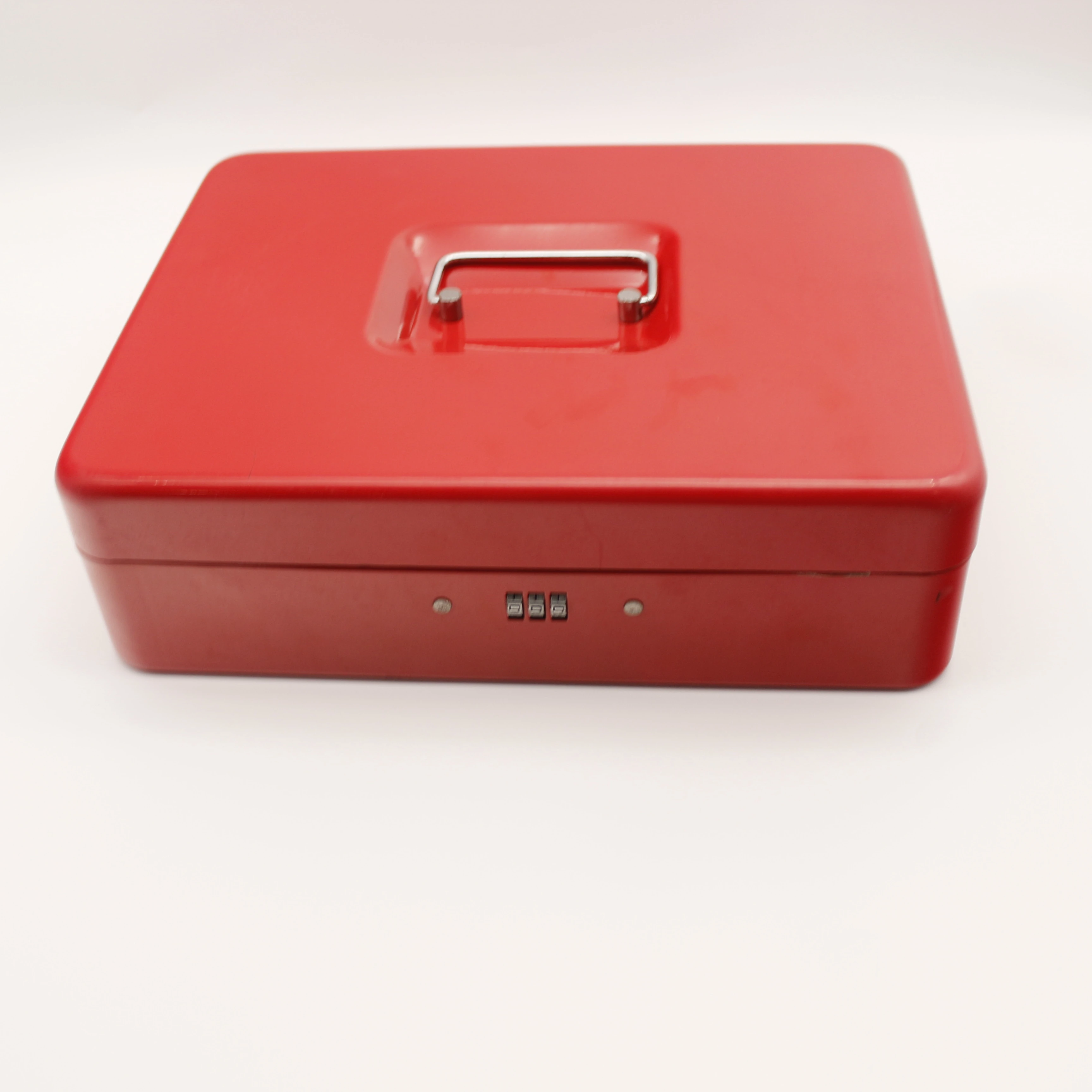Euro coin metal code lock cash box