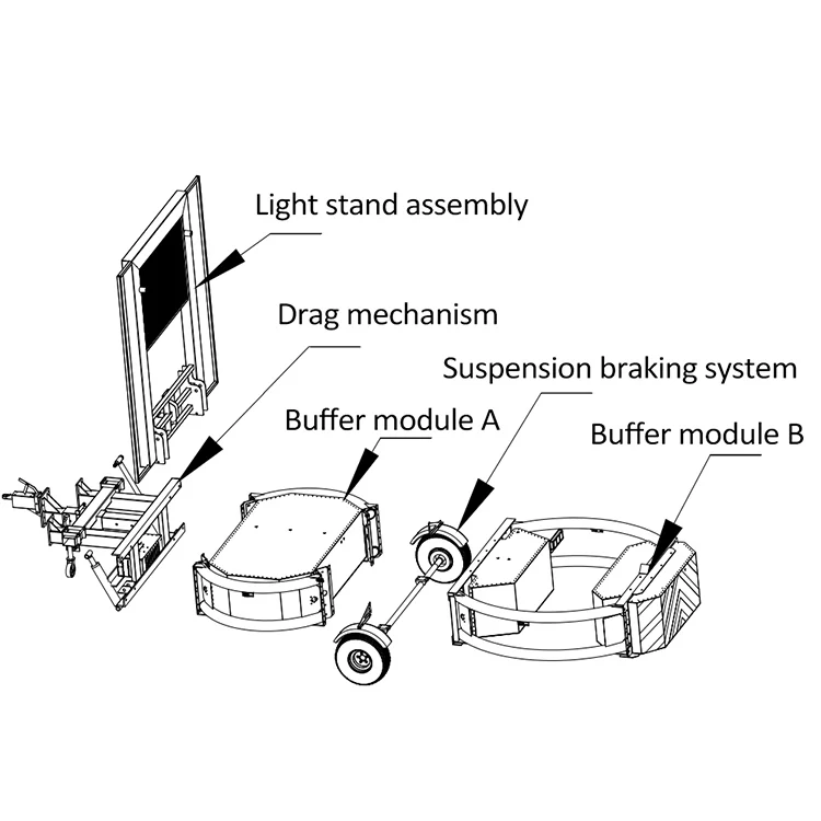 ENUO Trailer Attenuator Towable Attenuator Devices for Sale