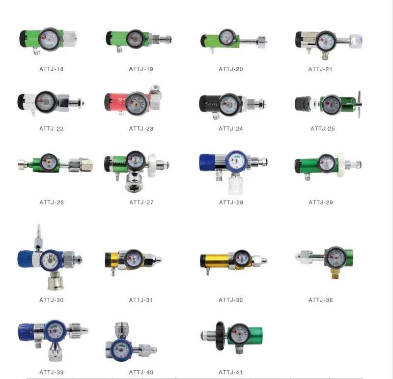 high quality click regulador tanque de oxigeno bull nose brass oxygen tank regulator  bullnose oxygen regulator