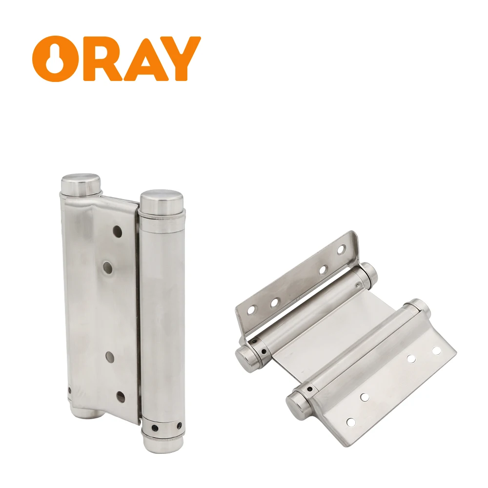 Manufacturer Stainless Steel Tension Welding Self Closing Adjustable Heavy Duty Double Action Spring Door Hinge for Wooden Door
