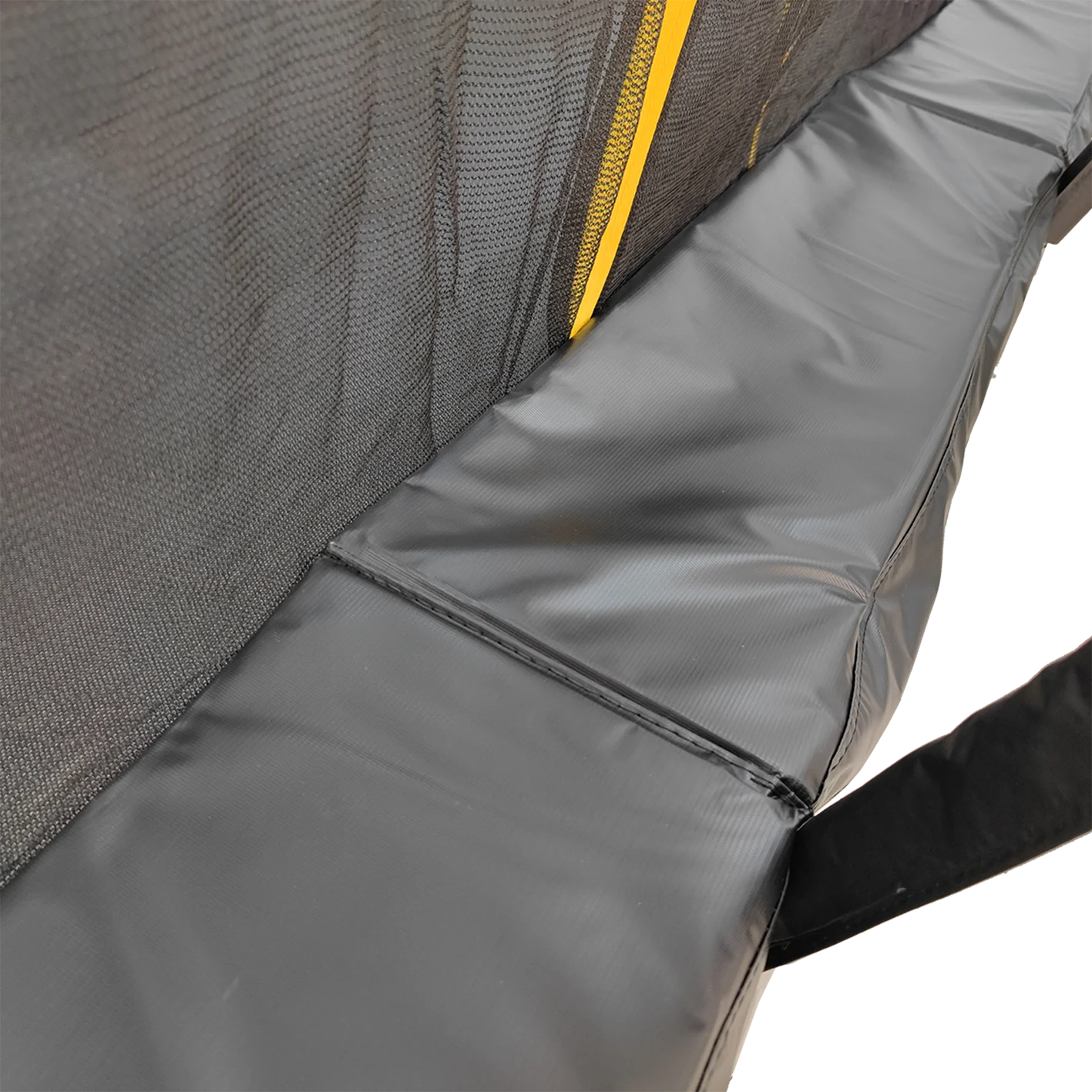 Big 10*17 ft rectangular spring model trampoline with safety net