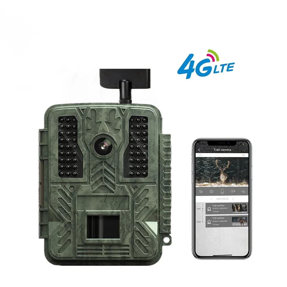 Hot 4G APP cloud storage trail camera APP control video motion detector Scouting 4K resolution14MP CMOS outdoor hunting camera